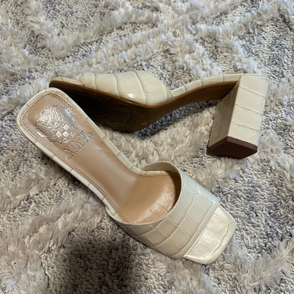 Vince Camuto Block Heel Sandals - Picture 3 of 3